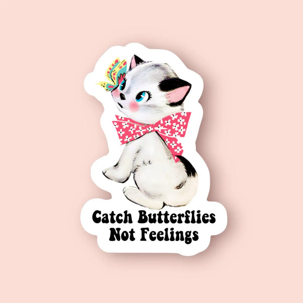 Catch Butterflies Sticker