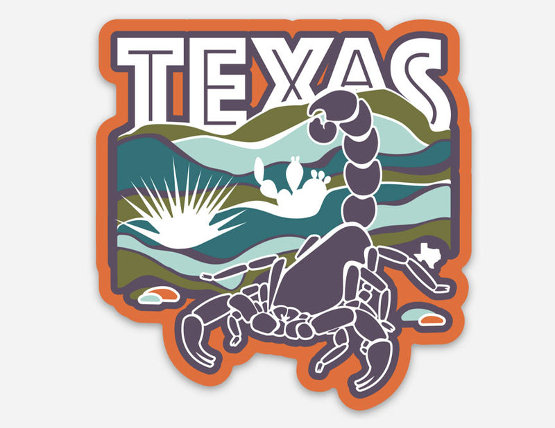 Texas Scorpion Sticker