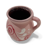 Pink w/ White and Dark Pinks Engobe Mug