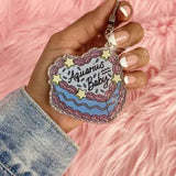 Zodiac Cake Bag Charm / Keychain