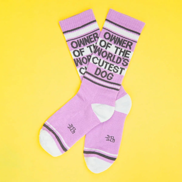 Owner of The World's Cutest Dog Gym Crew Socks