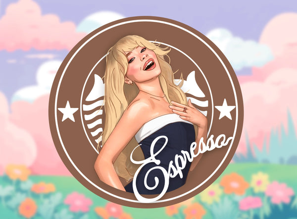 Sabrina Carpenter Espresso Sticker