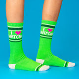 I love Matcha Gym Crew Socks