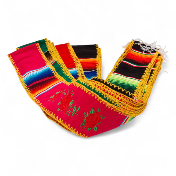 Graduation Serape Stole (Roses) - Multiple Colors