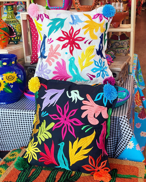 Mexican Embroidered Pillows