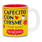 Cafecito Con Chisme Coffee Mug at Sew Bonita in Corpus Christi, TX.