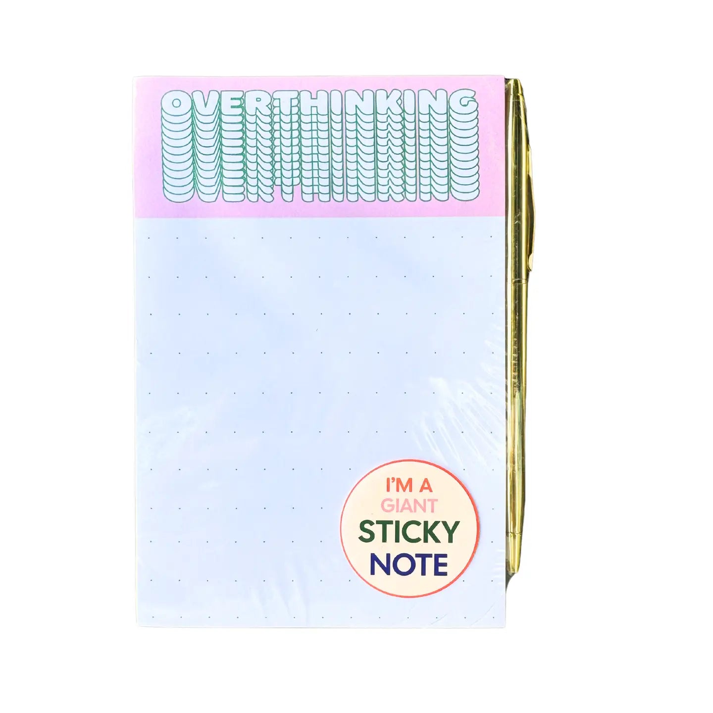 Overthinking Pens Overthinking Notepad Sticky Note (w/ Pen) – Sew Bonita