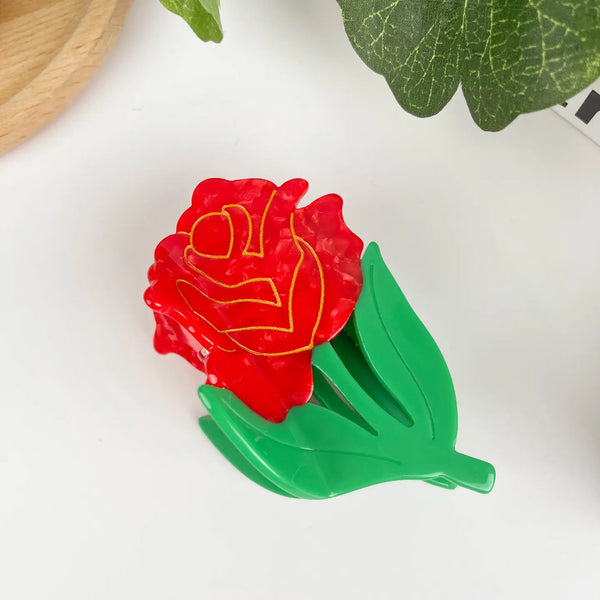 Rose Hair Clip