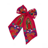 Virgen Embroidered Bows