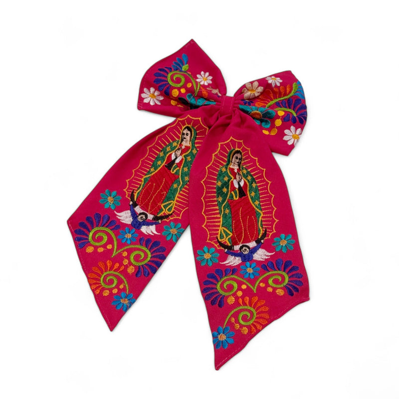 Virgen Embroidered Bows