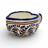 Brown & Navy Heart Shaped Talavera Mug