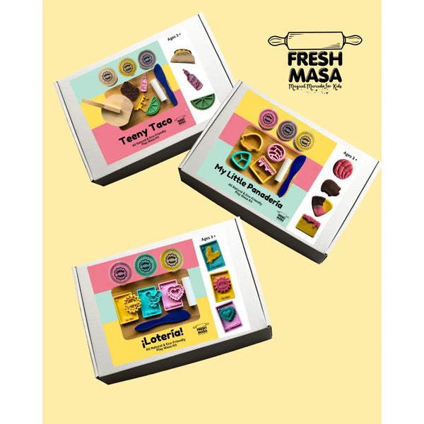 ¡Lotería! – Bilingual Play Dough & Sensory Kit