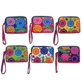 Floral Embroidered Coin Purse