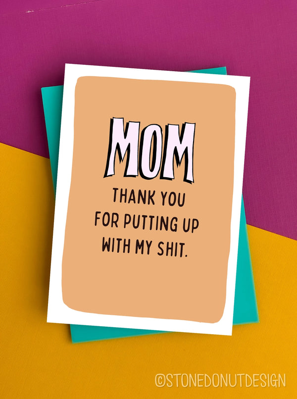 Thank You Mom Mother's Day Card