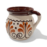 Brown and Caramel Engobe Mug