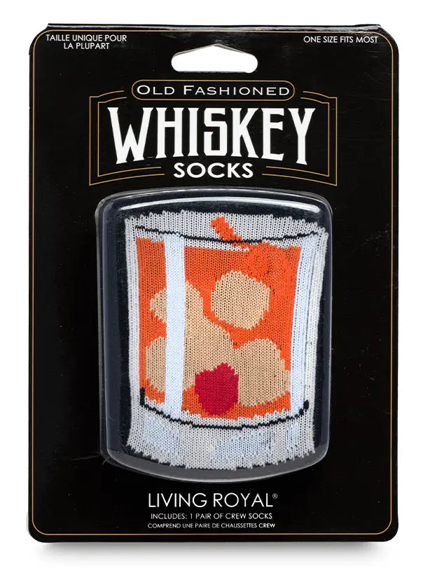 Whiskey - Black 3D Socks