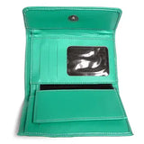 Tribal Striped Peruvian Leather Trifold Wallet