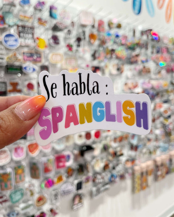 Se Habla Spanglish Sticker