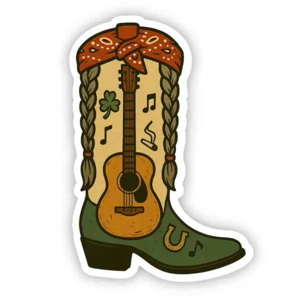 Willie Boot Sticker