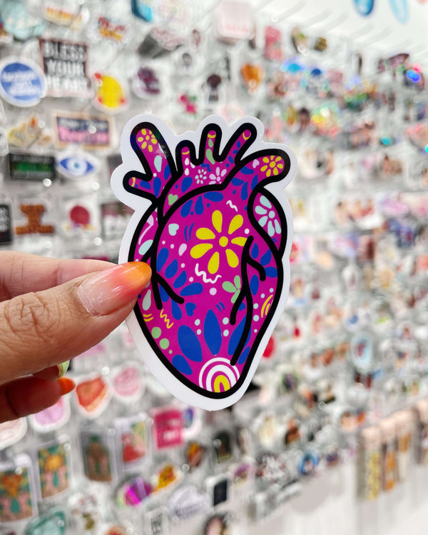 Mexican Heart Sticker