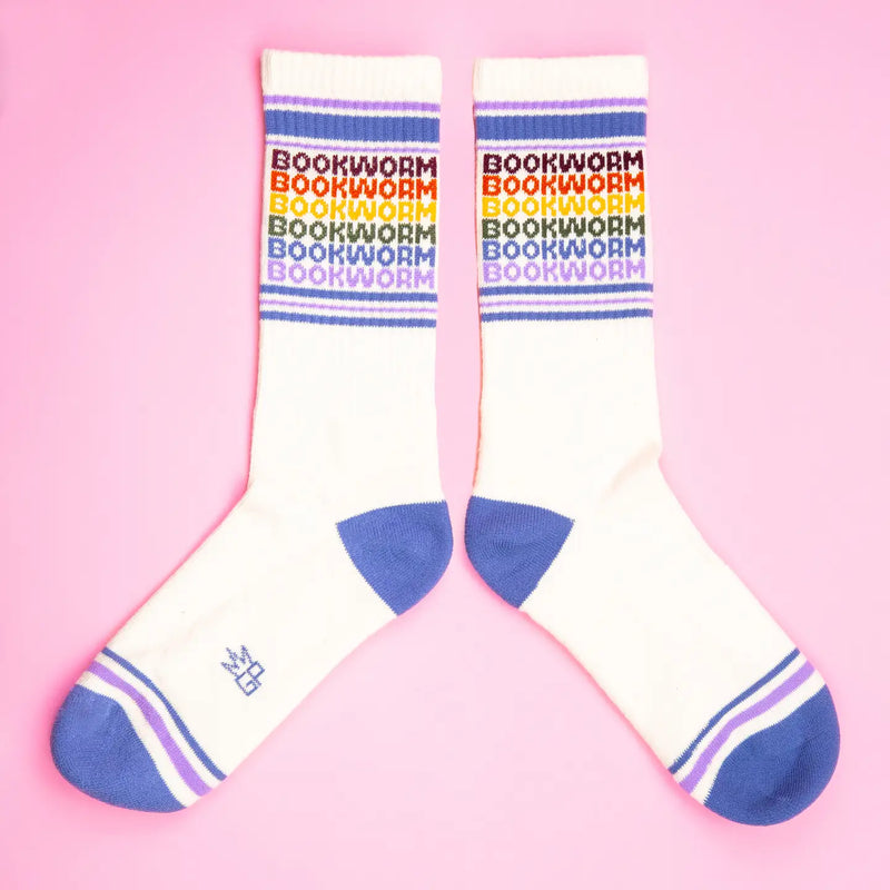 Bookworm Gym Crew Socks