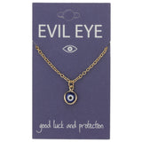 Calming Blue Evil Eye Necklace