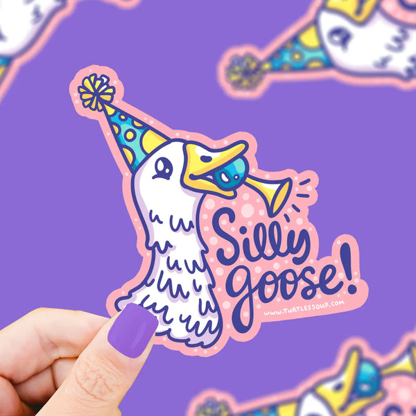 Silly Goose Party Sticker