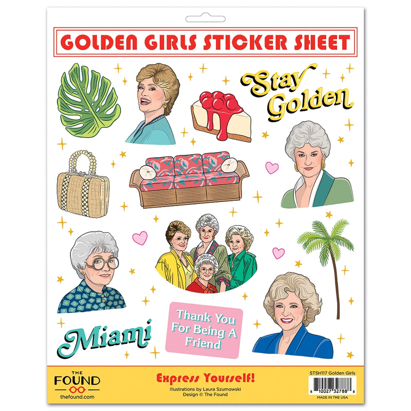 Stay Golden Sticker Sheet