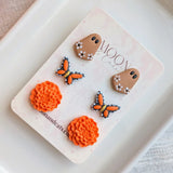 Día de Muertos Stud Earrings Trio
