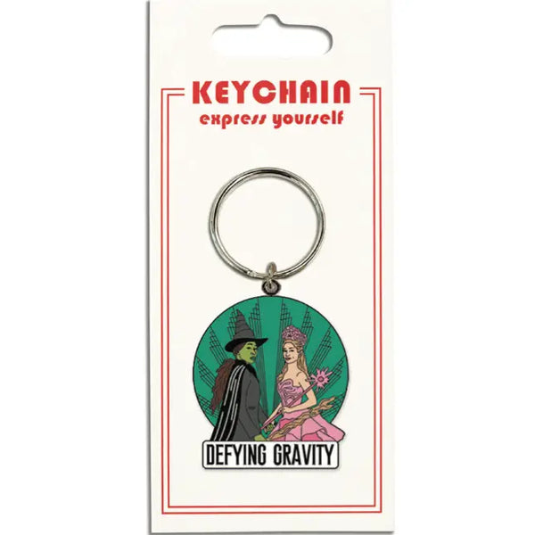 Wicked Defying Gravity Keychain