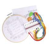 Please Don't Do Coke in the Bathroom- 6" Embroidery Kit
