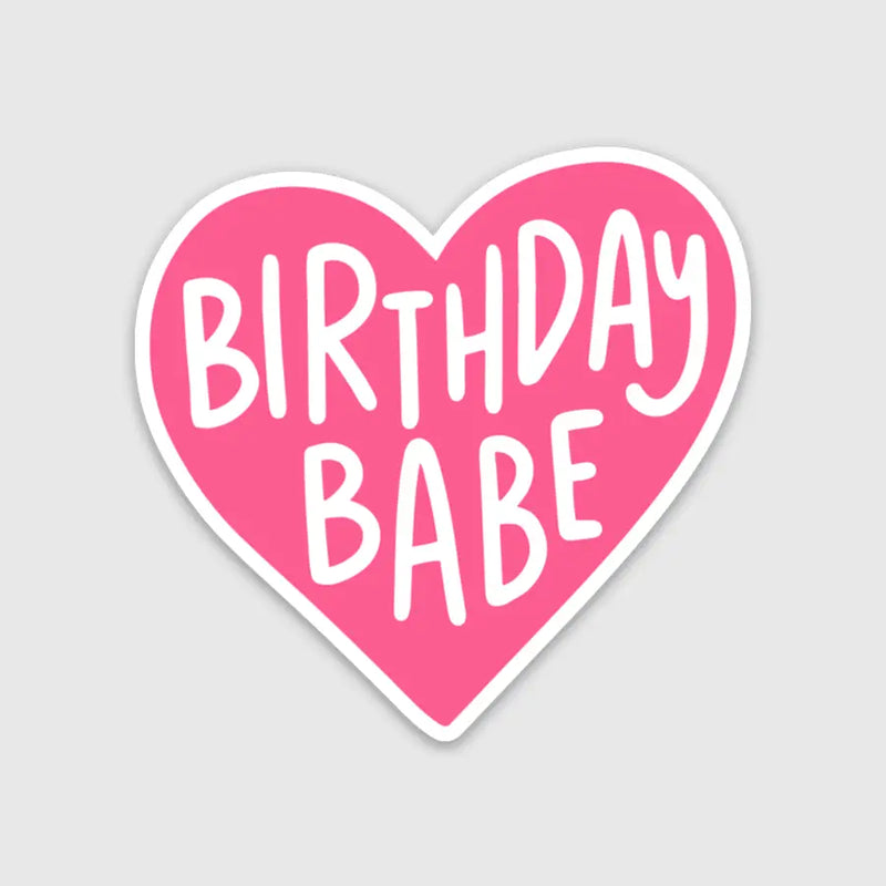Birthday Babe Sticker