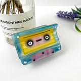 Yellow Cassette Hair Clip