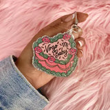 Zodiac Cake Bag Charm / Keychain