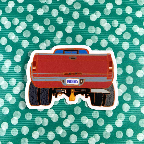 Macho Truck Sticker
