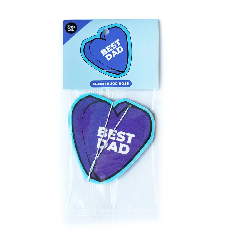 Best Dad Heart Father's Day Air Freshener – Sew Bonita