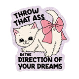 Throw That Ass Sticker