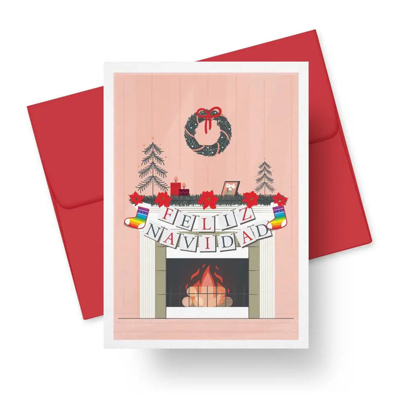 Feliz Navidad - Chimney Card