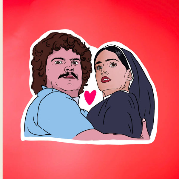 Nacho and Encarnacion Pop Culture Sticker