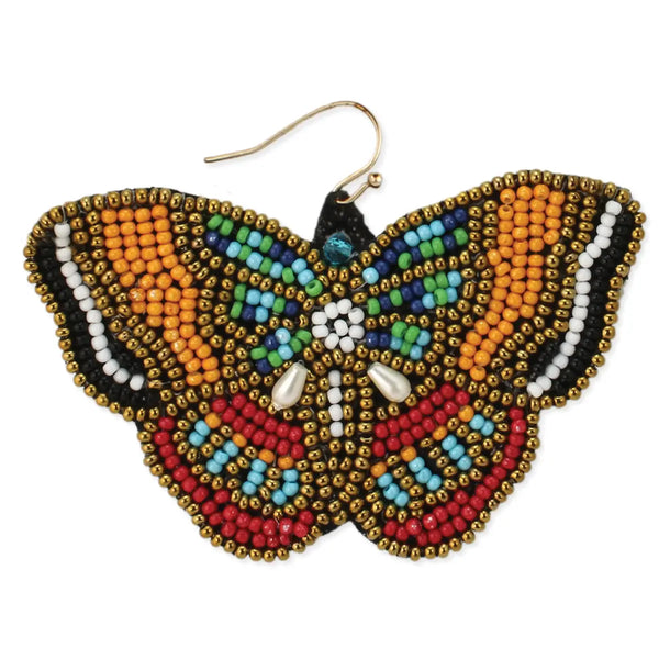 Summer Butterfly Bead Earrings