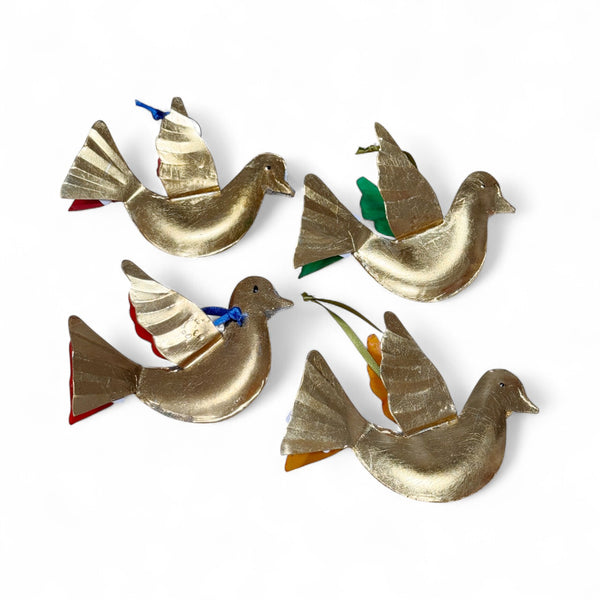 Gold Dove Ornaments