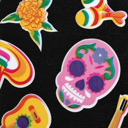 Fiesta Black Oilcloth (sold in 1 yard cuts) – Sew Bonita