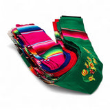 Graduation Serape Stole (Flowers + Class of 2025) - Multiple Colors