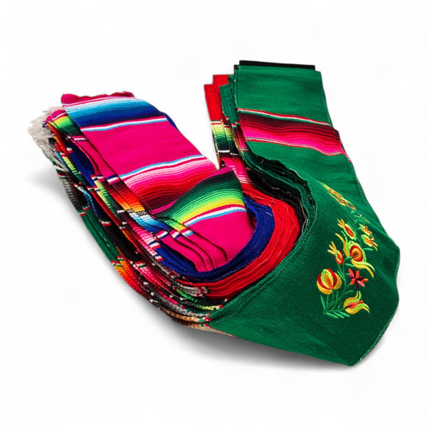 Graduation Serape Stole (Flowers + Class of 2025) - Multiple Colors