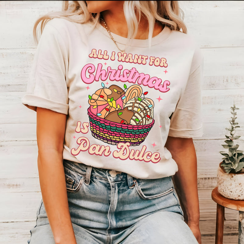 All I Want for Christmas Is Pan Dulce T-Shirt