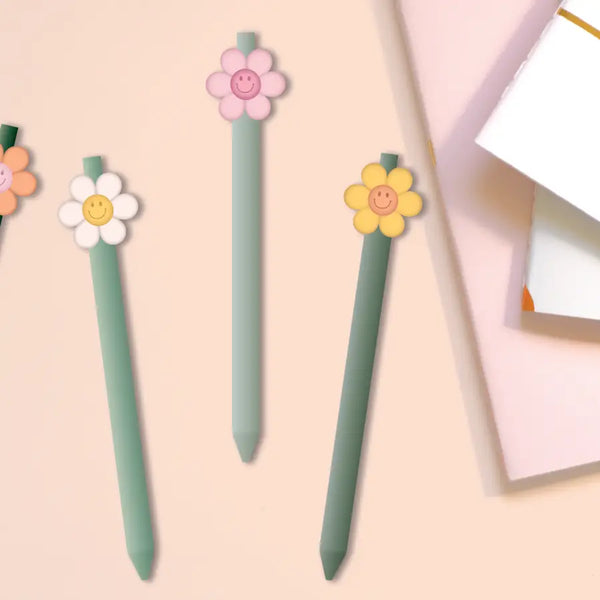 Flower Power Pens-4 Pack