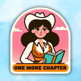One More Chapter Vinyl Sticker