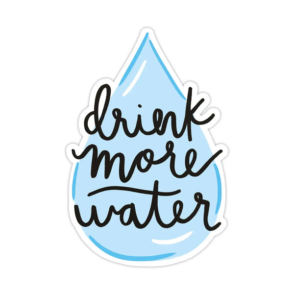 Drink More Water Vinyl Sticker