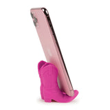 Giddy Up - Cowboy Boot Phone Stand (Pink)
