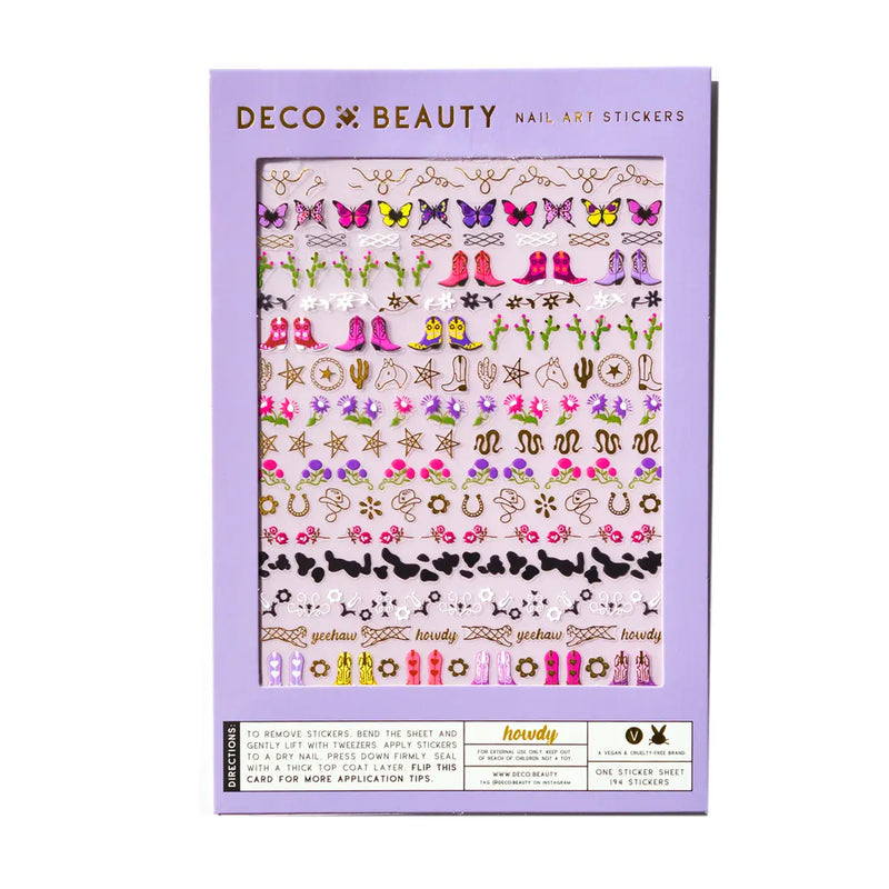 Howdy Nail Art Stickers